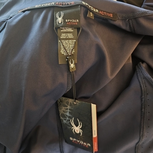 🆕Spyder Active Womens Full Zip Navy Track Jacket NWT $88 Size Small - Picture 11 of 14